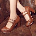 Brogue High Heel Shoes