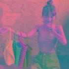 Square-neck Striped Camisole