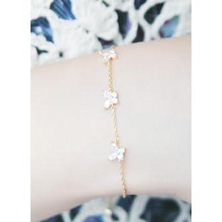 Rhinestone Butterfly Bracelet