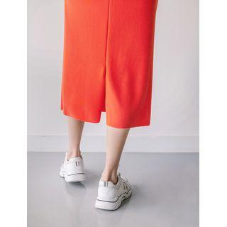 Plus Size Long H-line Skirt