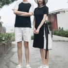 Couple Matching Short-sleeve T-shirt / Shorts / A-line Dress