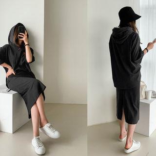 Hoodie & Skirt Comfy-fit Lounge Set