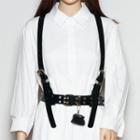 Double-grommet Harness Belt Black - One Size