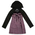 Hooded Light Jacket / Gingham Mini A-line Dress (various Designs)