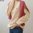 Logo-embroidered Pullover