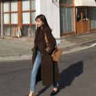Two-way Long Sherpa-fleece Coat