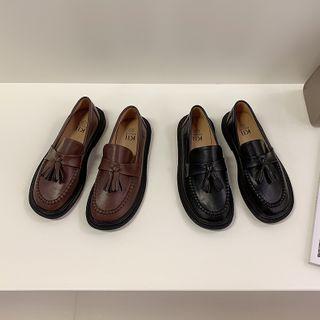 Plain Tassel Loafers
