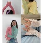 Long-sleeve Mesh Top / Short-sleeve Top