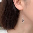 Alloy Triangle Dangle Earring 1 Pair - Silver - One Size