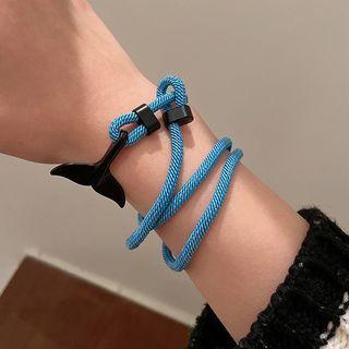 Mermaid Tail Red String Bracelet