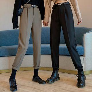Straight Leg Dress Pants / Belt / Set