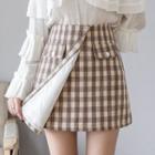 Asymmetric A-line Pleated Skirt