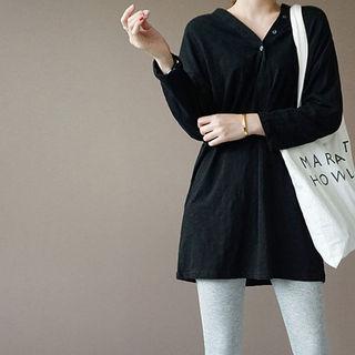 V-neck M Lange Long Henley