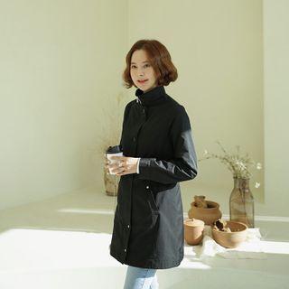 High-neck Zip-up Coat