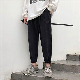 Drawstring-cuff Harem Pants