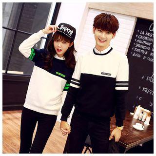 Matching Couple Panel Pullover