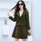 Set: Jacket + A-line Skirt