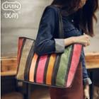Striped Tote Bag