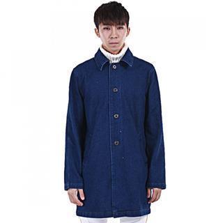 Washed Denim Coat