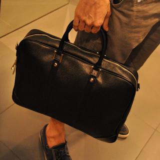 Faux-leather Briefcase