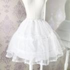 Wired A-line Skirt As Shown In Figure - One Size