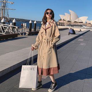 Bell-sleeve Button Trench Coat