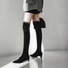 Elastic Over The Knee Boots / Ankle Boots