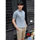 Summer Knit Polo Shirt In 8 Colors