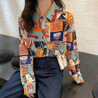 Lettering Shirt Multicolor - One Size