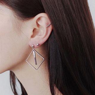 Sterling Silver Geometric Earrings