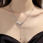 Stainless Steel Y Necklace 1 Pc - Stainless Steel Y Necklace - Silver - One Size
