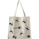 Panda Print Tote Bag Beige - One Size