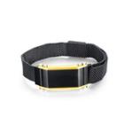 Fashionable And Simple Plated Gold 316l Stainless Steel Geometric Square Mesh Bracelet Black - One Size