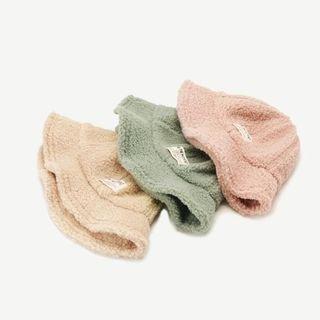 Applique Fleece Bucket Hat