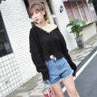 Loose-fit Cropped Sweater