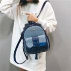 Bow Accent Mini Faux-leather Backpack