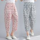 Floral Capri Harem Pants