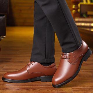 Genuine Leather Lined Derby Shoes
