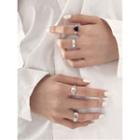 Heart / Plain Sterling Silver Ring (various Designs)