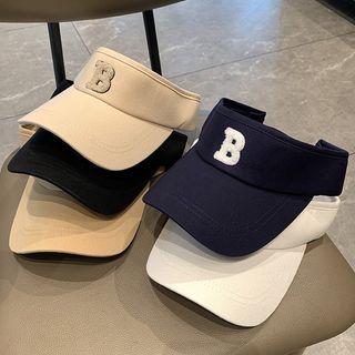 Letter B Visor Hat