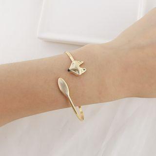 Alloy Fox Open Bangle As Shown In Figure - One Size