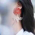 Rose Stud Earrings / Clip-on Earrings