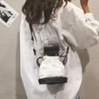 Transparent Bucket Bag With Drawstring Pouch