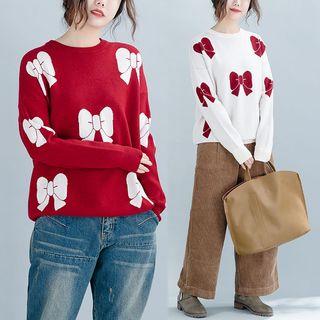 Bow Pattern Sweater