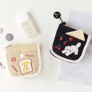 Brunch Brother Series Embroidered Canvas Pouch (s)