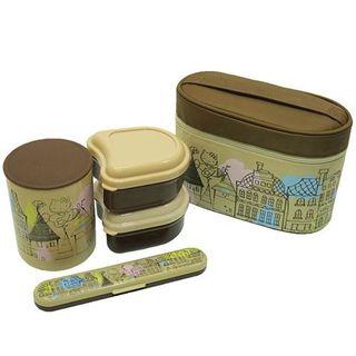 Hello Kitty Thermal Lunch Box Set (brown)