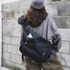 Nylon Flap Crossbody Bag Kkm331 - Black - One Size