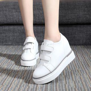 Platform Hidden Wedge Shoes