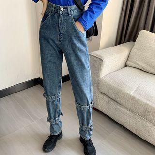 Strappy Loose-fit Jeans