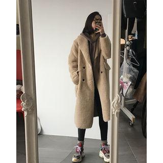 Reversible Faux-shearling Long Coat